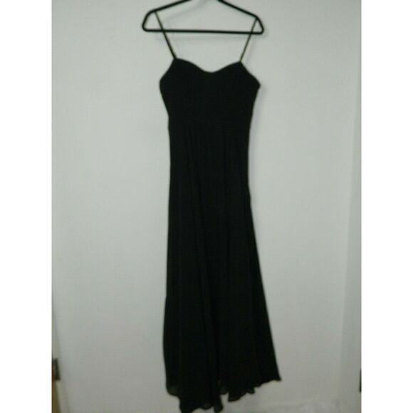 Lulu's Dress Cause for Commotion Black Pleated Bustier Maxi Dress Small - Picture 5 of 7